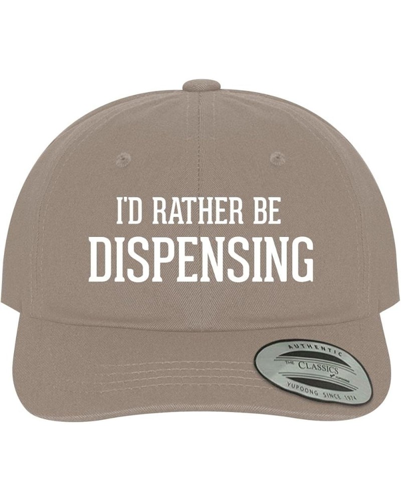 I'd Rather Be Dispensing - Soft Dad Hat Baseball Cap Khaki $15.17 Baseball Caps