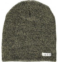 Daily Heather Beanie Hat for Men and Women Twill/Black $8.54 Skullies & Beanies