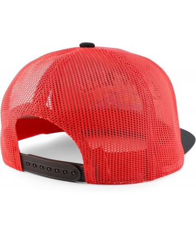 6 Panel Cholo Life 3D Embroidered Flatbill Mesh Back Cap Red Black $12.50 Baseball Caps