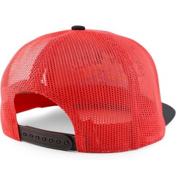 6 Panel Cholo Life 3D Embroidered Flatbill Mesh Back Cap Red Black $12.50 Baseball Caps