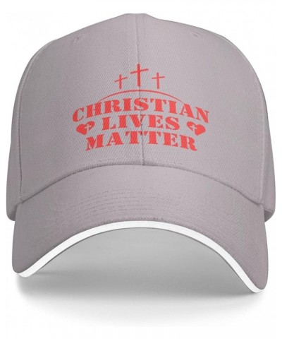 Christian Lives Matter Hat Easter Three Days Jesus Cross Christ 2024 Hat Men Women Trucker Hat Baseball Cap Gray $9.67 Baseba...