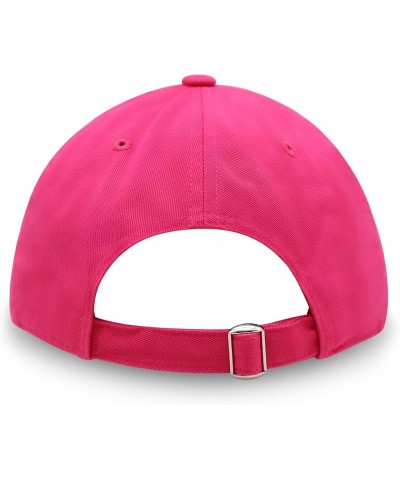 Peace Symbol Premium Dad Hat Embroidered Cotton Baseball Cap White Hot Pink $11.74 Baseball Caps