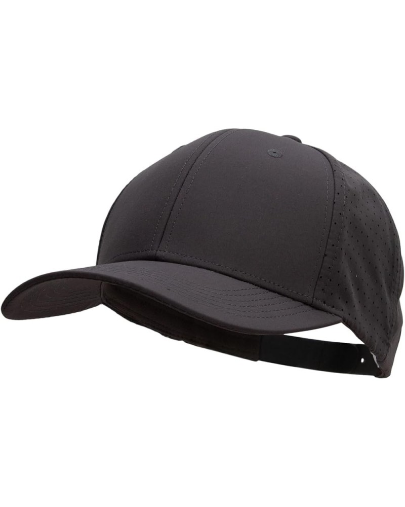 6 Panel Performance Perforated Cap Charcoal $19.14 Baseball Caps