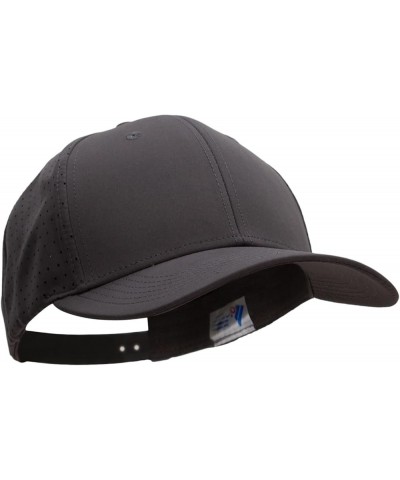 6 Panel Performance Perforated Cap Charcoal $19.14 Baseball Caps