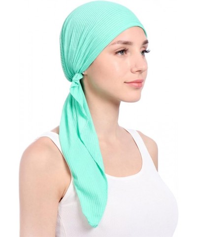 Beanie Hats for Men Elastic Cotton Solid Color Wrap Head Scarf Hats Turban Bonnet for Women Inner Hijab Hat Female Style2 $17...