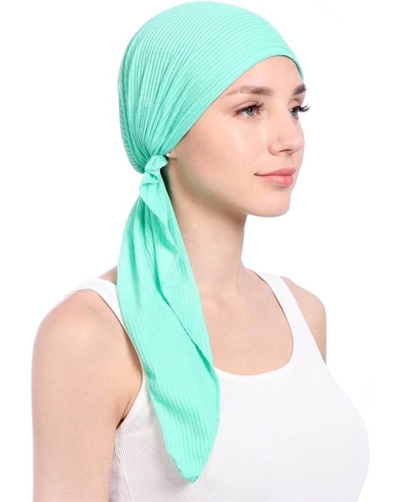 Beanie Hats for Men Elastic Cotton Solid Color Wrap Head Scarf Hats Turban Bonnet for Women Inner Hijab Hat Female Style2 $17...