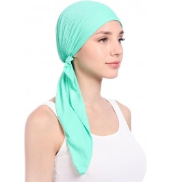 Beanie Hats for Men Elastic Cotton Solid Color Wrap Head Scarf Hats Turban Bonnet for Women Inner Hijab Hat Female Style2 $17...