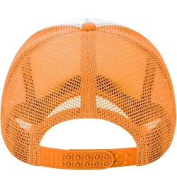 Funny Mesh Mens Trucker Hats Black Orange $12.38 Baseball Caps