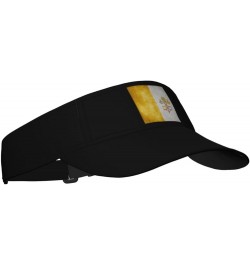 Flag of Vatican City Sports Sun Visor Hats Adjustable Sun Visor Caps Black $12.67 Visors