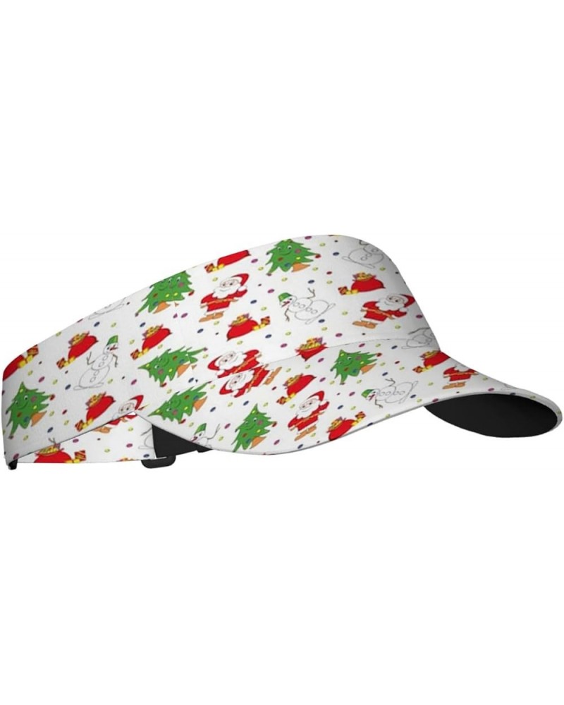 Sun Visor Summer Hats,Open-top Sunscreen Cap Womens Beach Hats Green and Red_15 $10.83 Sun Hats