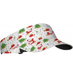 Sun Visor Summer Hats,Open-top Sunscreen Cap Womens Beach Hats Green and Red_15 $10.83 Sun Hats