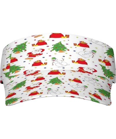 Sun Visor Summer Hats,Open-top Sunscreen Cap Womens Beach Hats Green and Red_15 $10.83 Sun Hats