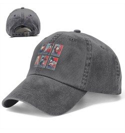 Toradoras Hat Cap Fashion Graphic Baseball Caps Adjustable Washed Denim Hat Men Women Casquette Black Deep Heather $11.22 Bas...