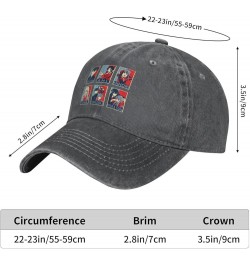 Toradoras Hat Cap Fashion Graphic Baseball Caps Adjustable Washed Denim Hat Men Women Casquette Black Deep Heather $11.22 Bas...