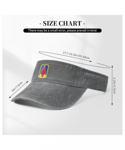 177th Armored Brigade CSIB Sun Hat Sun Visor Hats for Women Men Baseball Cap Golf Hats Gray $11.60 Visors