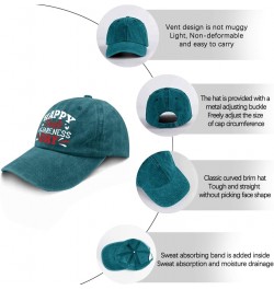 Happy Single Awareness Day hat USA hat Pigment Black dad hat Gifts for Men Cool Hats Cyan Blue $10.19 Cowboy Hats