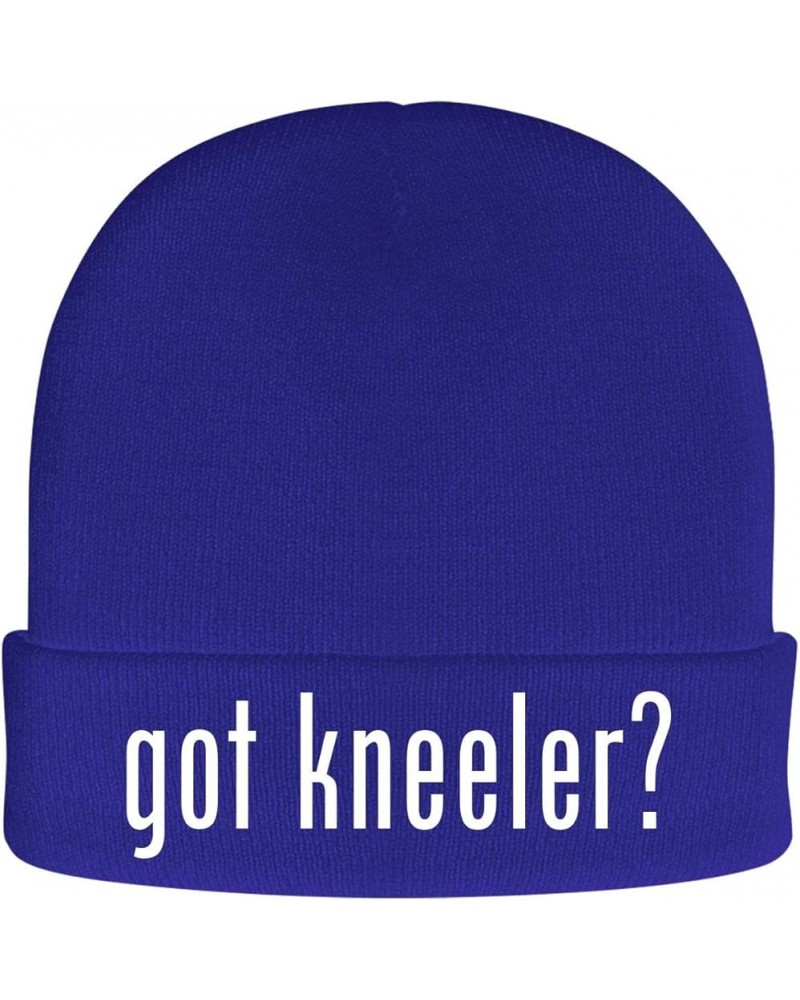 got Kneeler? - Soft Adult Beanie Cap Blue $17.83 Skullies & Beanies