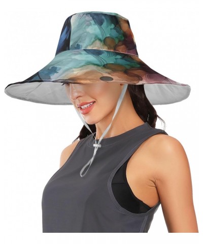 Wide Brim Sun Hat Doberman-Rottweiler-Watercolor Foldable Beach Hat Bucket Hat Black $14.60 Sun Hats