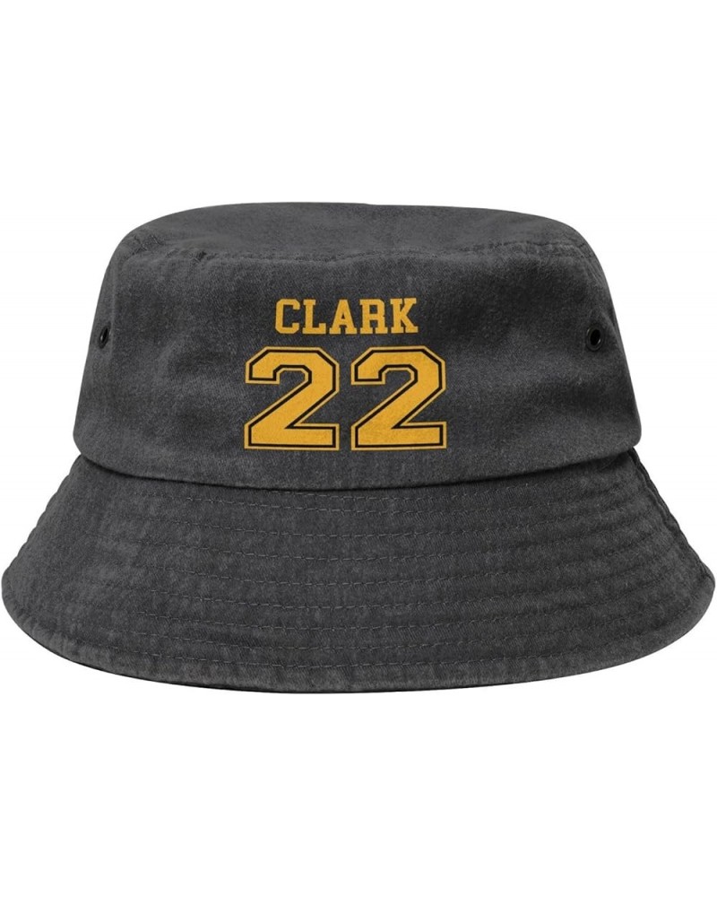 Clark-Basketball Fans Goat 22 Baseball Cap Bucket Hat Fisherman Hat Dad Hat Black Sun Hat Black-3 $14.25 Baseball Caps