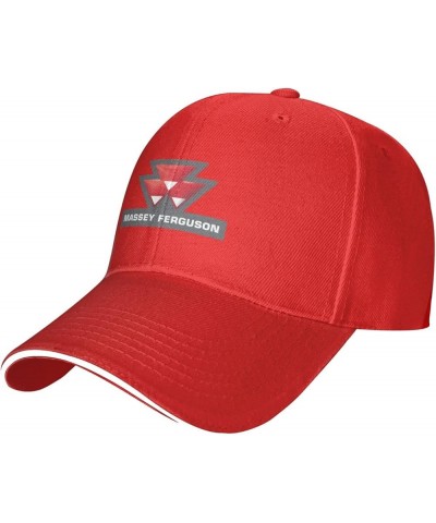 Massey Ferguson Unisex Classic Hat Adjustable Fashion Casquette for Men Women Red $12.44 Baseball Caps