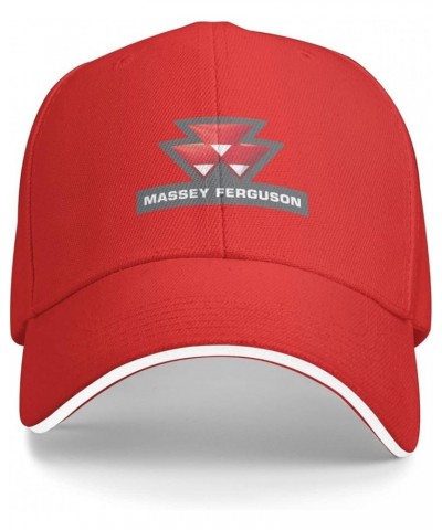 Massey Ferguson Unisex Classic Hat Adjustable Fashion Casquette for Men Women Red $12.44 Baseball Caps