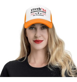 Vivek Ramaswamy for President 2024 Unisex Baseball Hat Retro Dad Hat Adjustable Orange $9.40 Baseball Caps