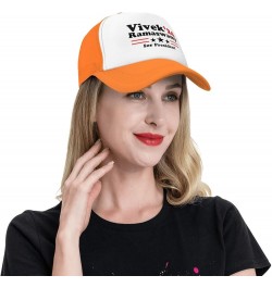 Vivek Ramaswamy for President 2024 Unisex Baseball Hat Retro Dad Hat Adjustable Orange $9.40 Baseball Caps