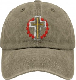 Funny hat Jesus hat Jesus Dad hat Trendy Hiking Hats Gifts for Son Who Like Embroidered,Summer Hat Suitable for Pigment Khaki...