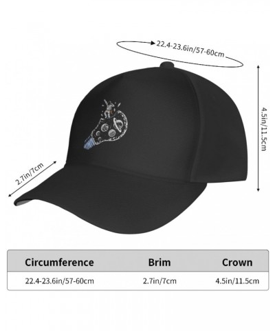 Astronauts Flying Out of The Universe of Light Bulbs Baseball Cap Men's and Women's Baseball Hat Adjustable Casual Outdoor Br...