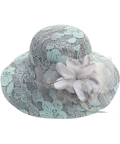 Women's Church Fascinator Bridal Tea Party Wedding Hat Trucker Cap Blue-e $6.71 Baseball Caps