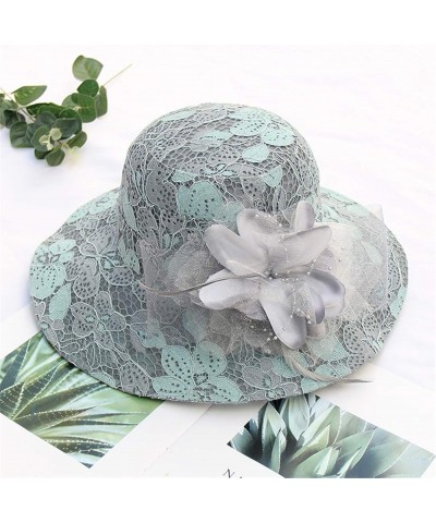 Women's Church Fascinator Bridal Tea Party Wedding Hat Trucker Cap Blue-e $6.71 Baseball Caps