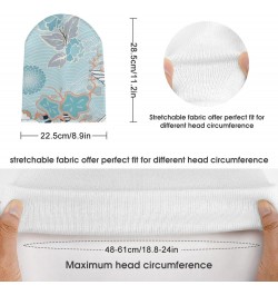 Crane and Flower Beanie Hat Warm Cuffed Skull Cap Soft Sleep Hats for Men and Women $11.88 Skullies & Beanies