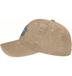 University of Maine at Presque Isle Logo Cowboy Hats，Unisex Adjustable for Hat Baseball Cap Casquette Natural $14.99 Cowboy Hats