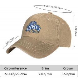 University of Maine at Presque Isle Logo Cowboy Hats，Unisex Adjustable for Hat Baseball Cap Casquette Natural $14.99 Cowboy Hats