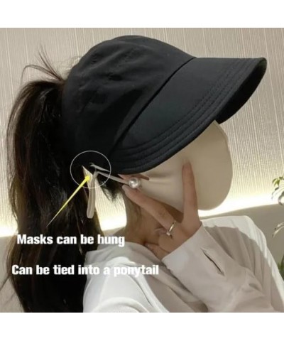 Wrap-Around Hollow-top UV Sun Hat - Outdoor Uv Protection Hollow Top Sun Hat - Outdoor Wide Brim Hats for Women Khaki $8.31 S...