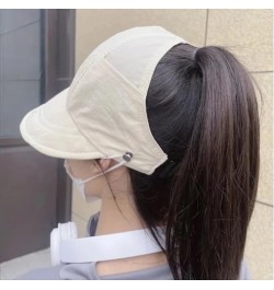 Wrap-Around Hollow-top UV Sun Hat - Outdoor Uv Protection Hollow Top Sun Hat - Outdoor Wide Brim Hats for Women Khaki $8.31 S...