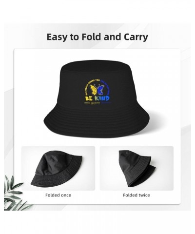 Bucket Hat for Men Women Adult Printed Fishing Hats Sun Hats Novelty Bucket Hats for Man Woman In a World Where You Can Be An...