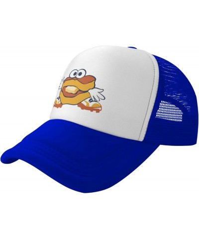 Montgomery Biscuits Breathable Mesh Hat with Team Logo Fashion Trucker Hats Adjustable Baseball Cap Blue $13.99 Baseball Caps