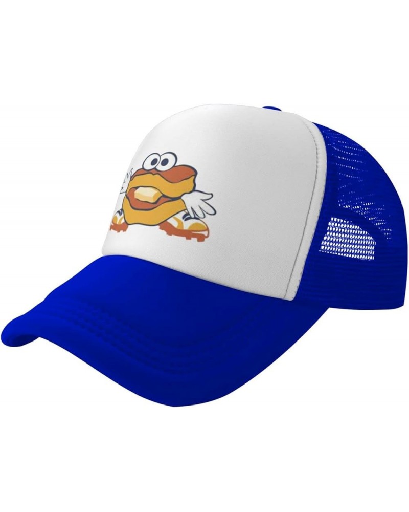 Montgomery Biscuits Breathable Mesh Hat with Team Logo Fashion Trucker Hats Adjustable Baseball Cap Blue $13.99 Baseball Caps