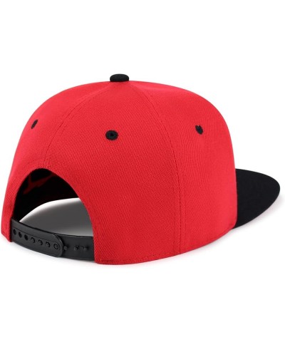 Roller Coaster Hip-Hop Snapback Hat Embroidered Baseball Cap Tycoon 57. Red/Black $11.99 Baseball Caps