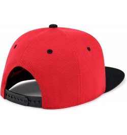 Roller Coaster Hip-Hop Snapback Hat Embroidered Baseball Cap Tycoon 57. Red/Black $11.99 Baseball Caps