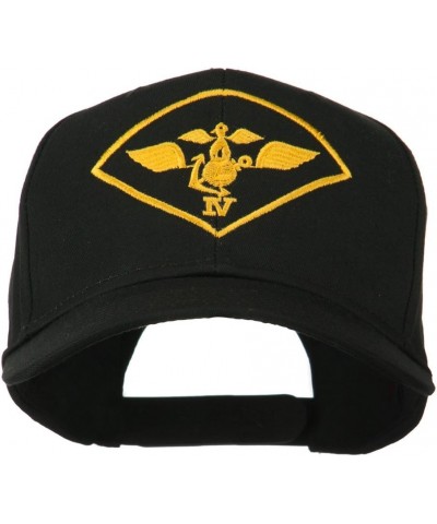 Air Wing IV Military Badge Embroidered Cap Black $18.17 Baseball Caps