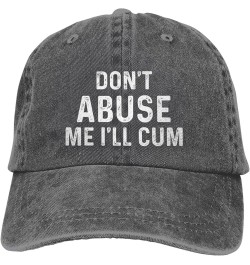 Funny Hat Don't Abuse Me I'll Cum Hat Women Baseball Hat Funny Hat Deep Heather $10.76 Baseball Caps