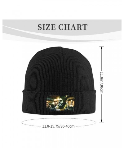 Beanie Hat for Men Limp Rock Bizkit Band Acrylic Knit Hats Slouchy Winter Warm Skull Cap for Women Black $9.99 Skullies & Bea...