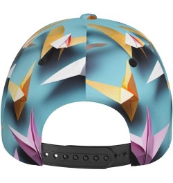 Origami Paper Cranes Ultimate Baseball Cap â€" Full-Print, Unisex, Adjustable, Moisture-Wicking, All-Season Hat Origami Paper...