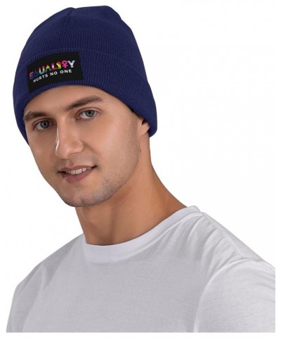 Equality Hurts No One Equal Rights LGBT Knit Hat Soft Classic Stretchy Beanie Cap Winter Warm Hats for Women Men Skull Cap Na...