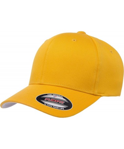 Men's Athletic Baseball Fitted Cap Gold $20.49 Baseball Caps