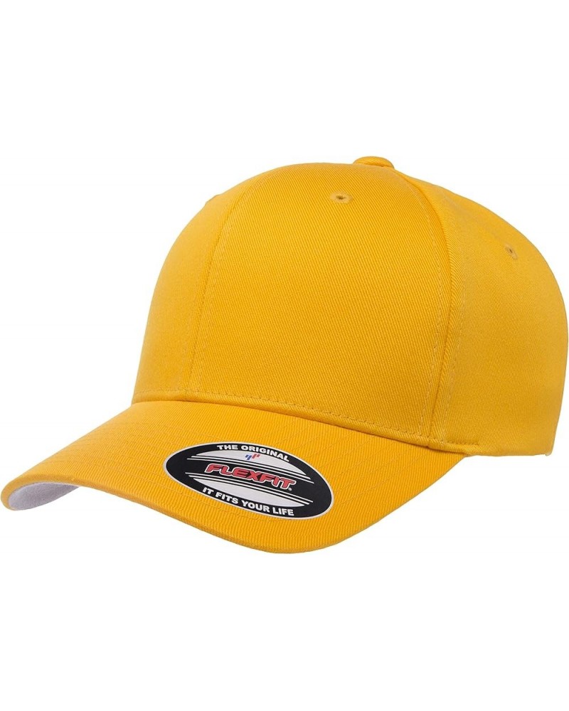 Men's Athletic Baseball Fitted Cap Gold $20.49 Baseball Caps