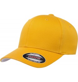 Men's Athletic Baseball Fitted Cap Gold $20.49 Baseball Caps