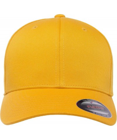 Men's Athletic Baseball Fitted Cap Gold $20.49 Baseball Caps